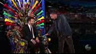 Adam Sandler Surprises Jimmy Kimmel on His 50th Birthday