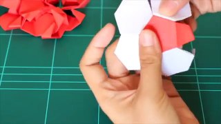 How To: Origami Soccer Ball Size 3 (Red-White)