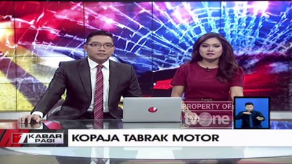 Sopir Ugal-Ugalan, Kopaja Tabrak Motor