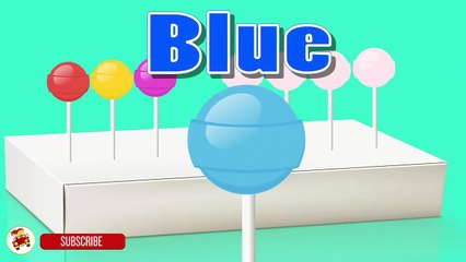 Learn colors with Lollipop - Learn colors for children Toddlers Kids - Baby Lollipop Coloring