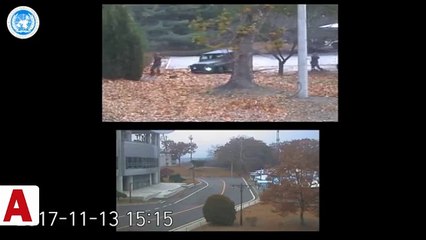 Kuzey Kore'den Güney Kore'ye kaçmaya çalışan asker böyle vuruldu