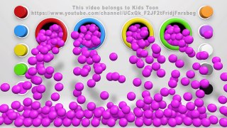 Colors for Kids to Learn with 3D Balls - Video for Toddlers