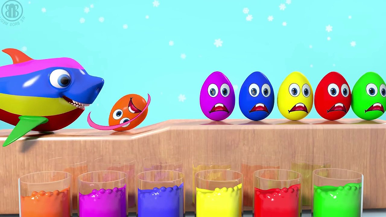 Learn Colors for Children with SURPRISE EGGS Crying for HELP Toy - BABY Rhymes Finger Family Song