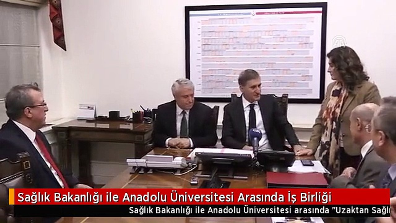 Sağlık Bakanlığı ile Anadolu Üniversitesi Arasında İş Birliği