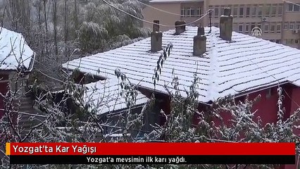 Yozgat'ta Kar Yağışı
