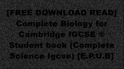[Vxg6l.[F.R.E.E] [D.O.W.N.L.O.A.D]] Complete Biology for Cambridge IGCSE ? Student book (Complete Science Igcse) by Ron Pickering TXT
