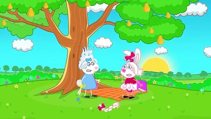 Fox Family BURN HANDS Microwave Oven Dangerous Food! Kids Cartoon Finger Family