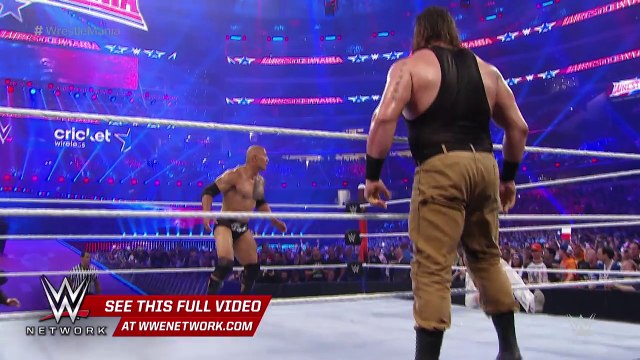 John Cena returns and save The Rock- WrestleMania 32 on WWE
