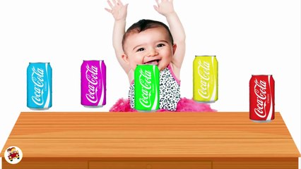 Baby and Learn Colors - Coca Cola - Finger Family Song Collection