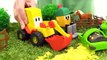Toys and kids games. Leo the truck and his friends build a road for cars and trucks. Games for kids.-aAdvp7G4o3U