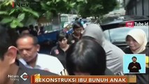 Polisi Gelar Rekonstruksi Ibu Bunuh Anak di Kebon Jeruk