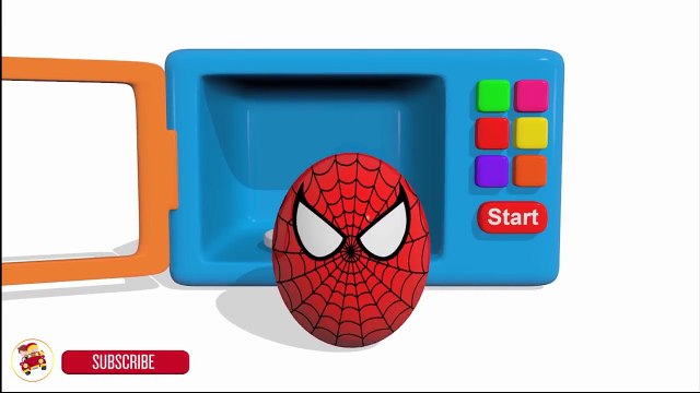 Learn Colors With Ducks Surprise Eggs for Children - Colors With Microwave Toy