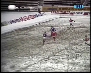 Golo de Isaías ao Dinamo Moscovo em 1992