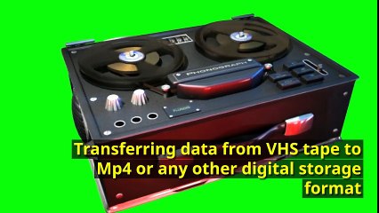 Need to know how can transfer tape to mp4- Digital Converters