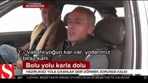 Kar yağışı Andolu'da sürücülere zor anlar yaşattı