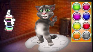 ✿ Baby Learn Colors with My Talking Tom Cat Colors for Kids Animation Education Cartoon Compilation