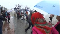 Kapadokya’ya Mevsimin İlk Karı Yağdı