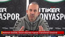 Mehmet Özdilek, Sezon Başında Yapılan Transferleri Eleştirdi