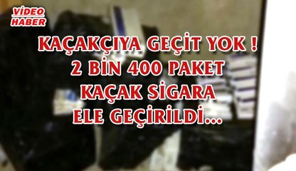 (21 Kasım 2017) KAÇAKÇIYA GEÇİT YOK ! 2 BİN 400 PAKET KAÇAK SİGARA ELE GEÇİRİLDİ…