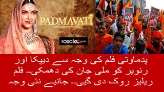 Padmavati Release Postponed due to threads