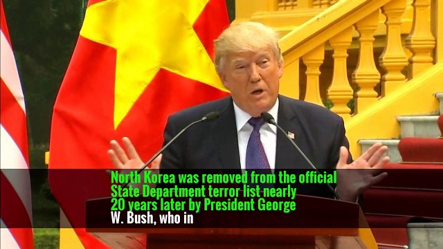 Trump Returns North Korea to List of State Sponsors of Terrorism