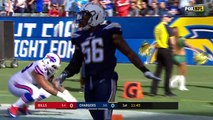 Can't-Miss Play: Los Angeles Charger LB Korey Toomer takes tipped ball INT to the house