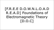 [0cGIR.[F.R.E.E D.O.W.N.L.O.A.D R.E.A.D]] Foundations of Electromagnetic Theory by John R. Reitz, Frederick J. Milford, Robert W. Christy [P.D.F]