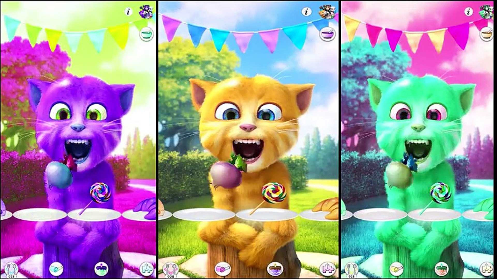 ✿ Learn Colors with Talking Ginger 2 - Fun Learning Colours for Kids