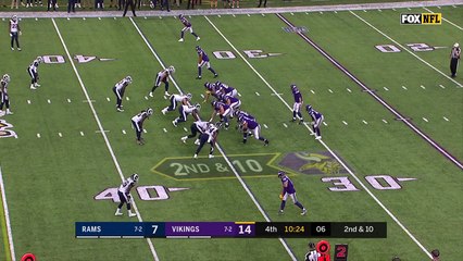 Can't-Miss Play: Adam Thielen ZOOMS past Rams' defense for 65-yard TD