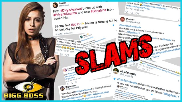 Fans MAKE FUN Of Benafsha For Calling Priyank Her Brother | Bigg Boss 11