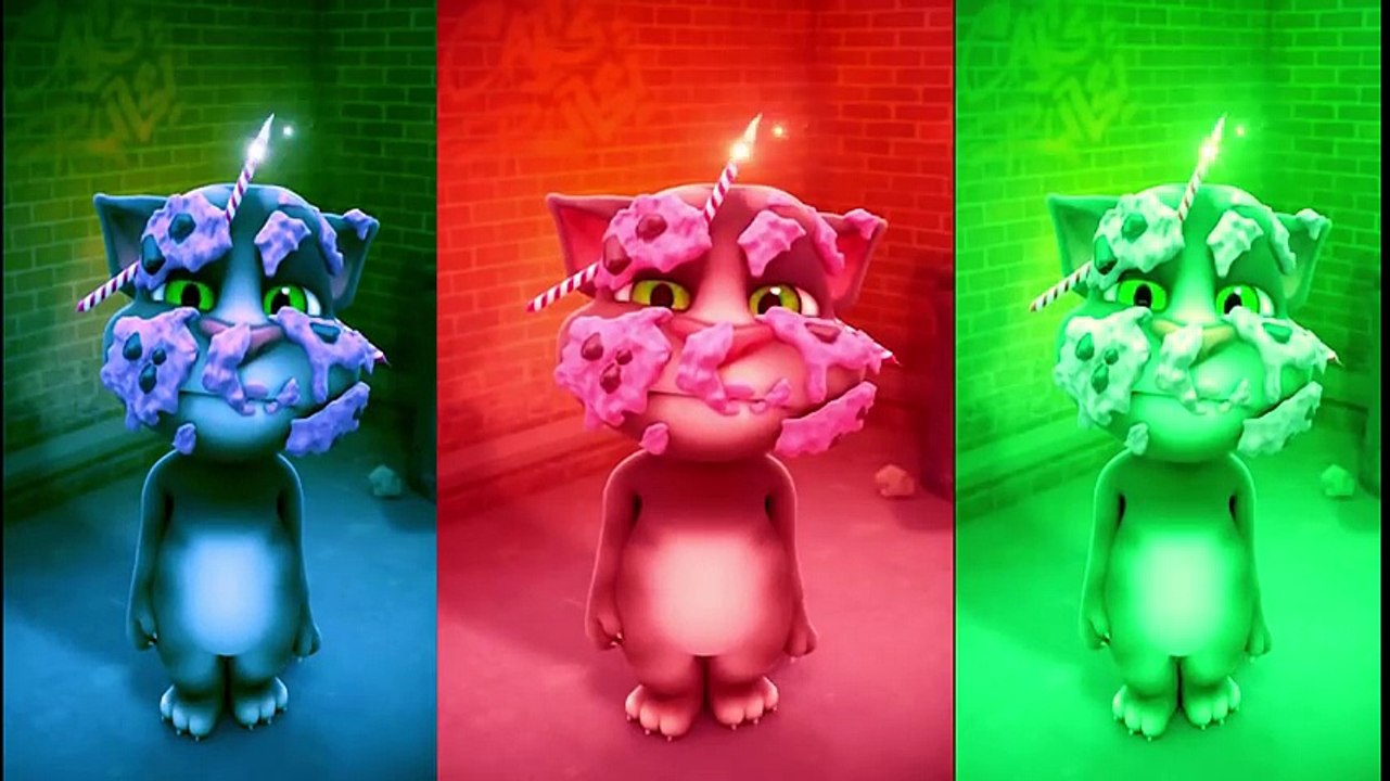 ✿ Мой говорящий Том КОТ УЧИМ ЦВЕТА Мультфильмы игры для малышей Развивающие мультики для детей (2)