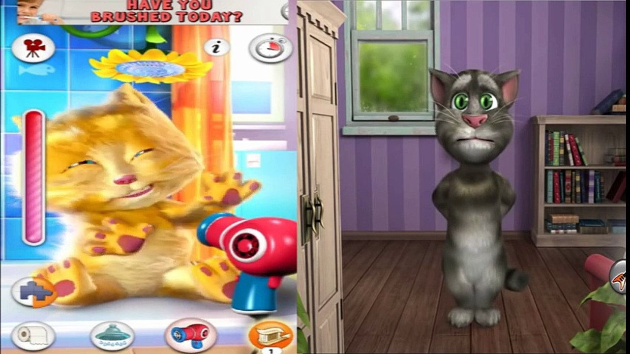 ✿Говорящий Кот Том и Котик Джинджер (Рыжик) Дет...