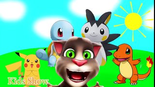 ✿ Wrong Heads Pokemon Go Pikachu, Squirtle, Charmander, Emolga, Finger Family Nursery Rhymes