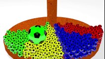 ✿ Learning Colors with Soccer Ball 3D Color Wheel for Baby Kids and Children