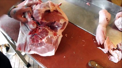 How To Butcher A Pig.(The Ultimate Pig Butchery Video).