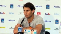 Rafael Nadal Pre-tournament press conference at 2017 ATP Finals