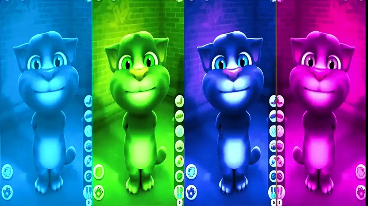 Learn Colors with My Talking Tom Colours for Kids Animation Education Cartoon Compilation P2D