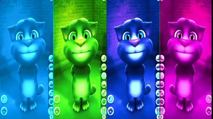 Learn Colors with My Talking Tom Colours for Kids Animation Education Cartoon Compilation P2D