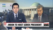 Uzbek president's state visit to S. Korea to include bilateral summit, Nat'l Assembly speech