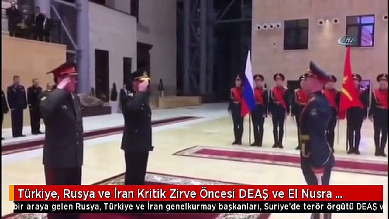 Türkiye, Rusya ve İran Kritik Zirve Öncesi DEAŞ ve El Nusra Konusunda Anlaştı