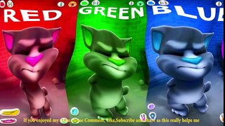 Learn Colors with My Talking Tom Reverse playback Colours for Kids Children NEW Funny Collection