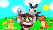 ✿ Wrong Heads Pokemon Go Pikachu, Squirtle, Charmander, Emolga, Finger Family Nursery Rhymes