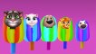 ✿Learn Colors With Talking Pocoyo and Minions Talking Tom Finger Family Song For Kid