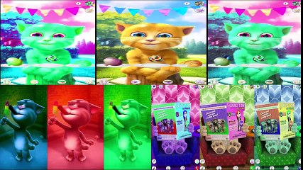 Learn Colors with My Talking TOM Colours for Kids Animation Education Cartoon Compilation P1S