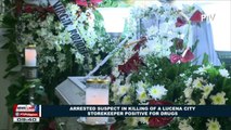 Arrested suspect in killing of a Lucena City storekeeper positive for drugs