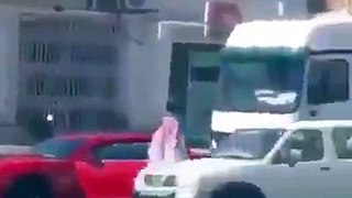 Saudi Road Rage Ends in Ass Whooping