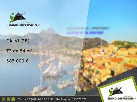 T3 A vendre Calvi 84m2 - 585 000 Euros