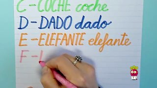 Abecedario en español para niños Mayusculas y Minusculas Videos para niños Alfabeto ABC Preescolar