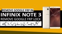 Infinix Note 3 Pro x601 REMOVE FRP BYPASS GOOGLE ACCOUNT