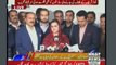 Maryam Auranzeb & Talal Ch Media Talk Outside Assembly - 21st November 2017